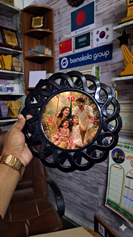 Wall Clock Custom /552/ কাস্টমাইজ দেয়াল ঘড়ি